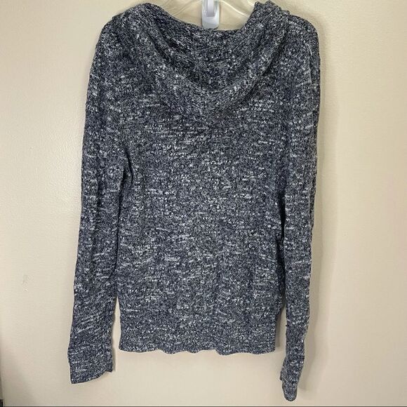 Express | hoodie/ quarter zip/ cotton and wool blend - Picture 3 of 10
